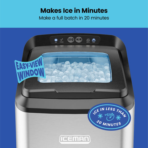 "The Pebble" Countertop Nugget Ice Machine by Iceman™