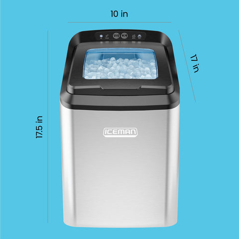 "The Pebble" Countertop Nugget Ice Machine by Iceman™