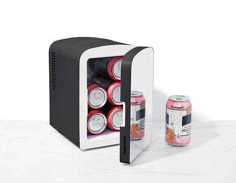 Portable Mirrored Personal Fridge