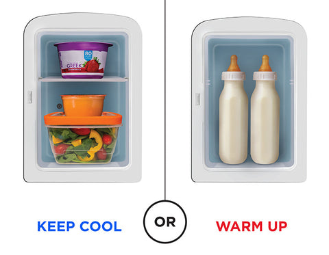 Portable Mirrored Personal Fridge