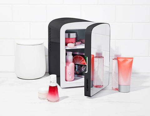 Portable Mirrored Personal Fridge