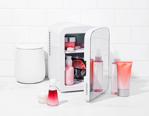 Portable Mirrored Personal Fridge